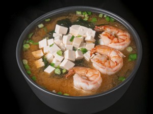 Суп Мисо с креветками